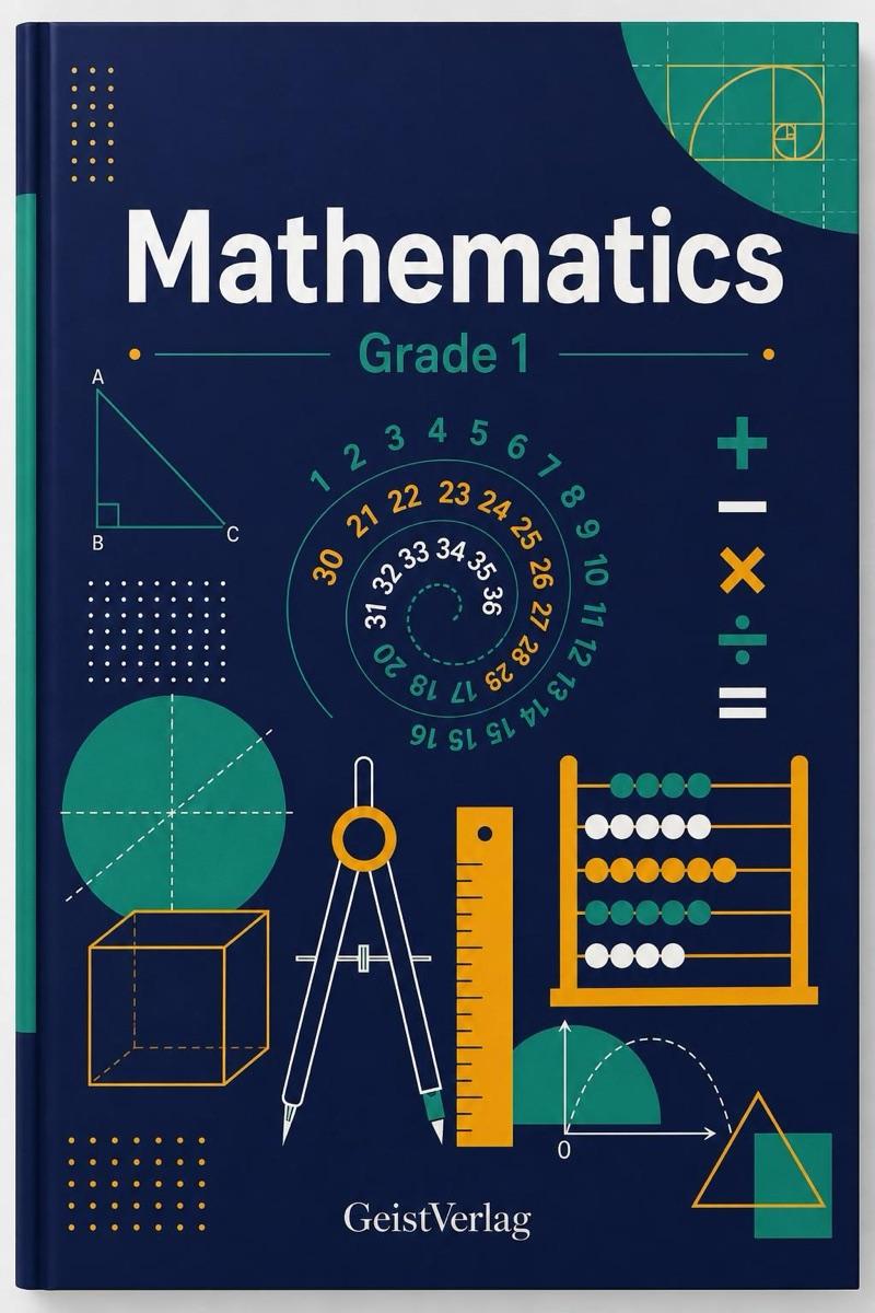 Portada oficial de Mathematics Grade 1 de GeistVerlag.