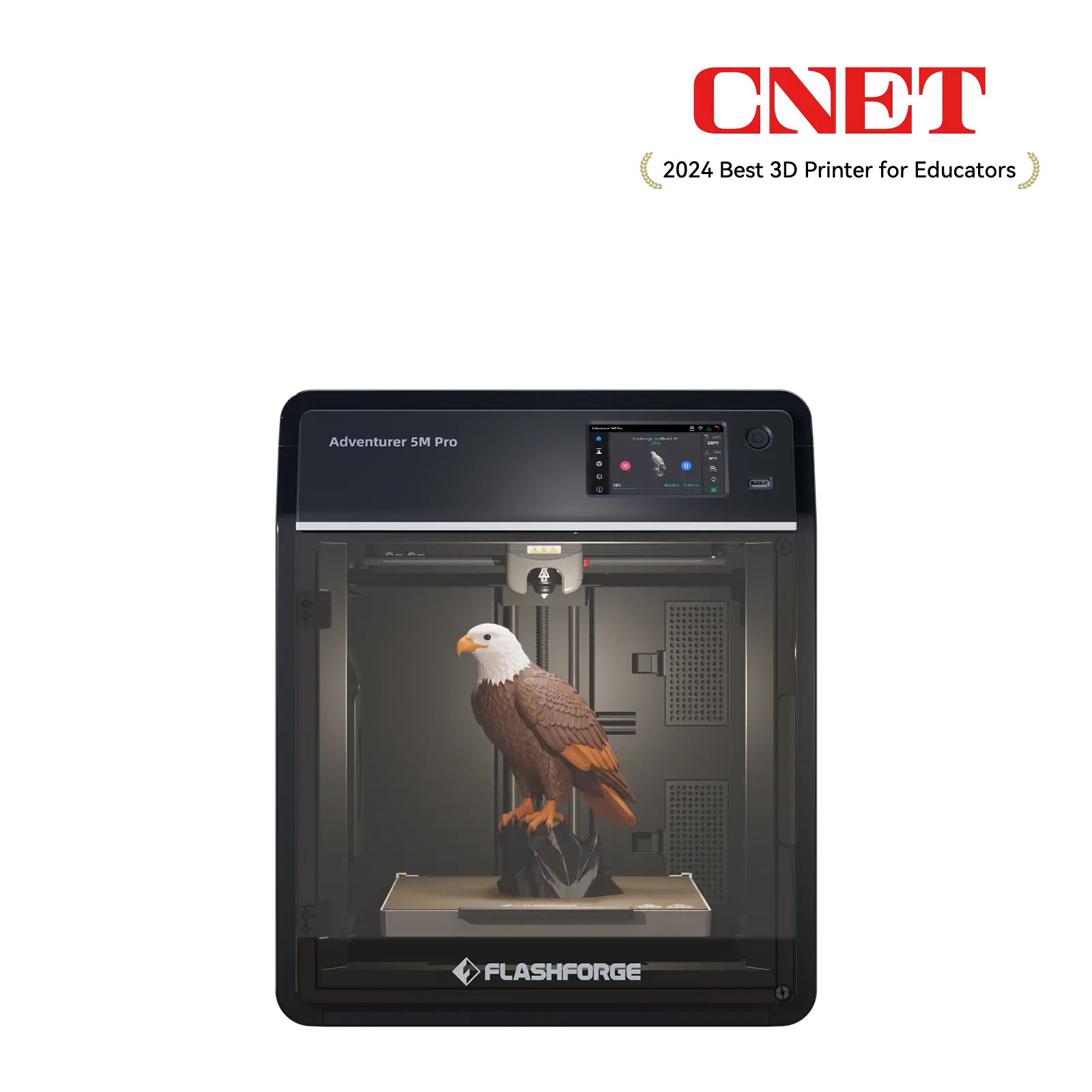 Impresora 3D Flashforge Adventurer 5M Pro, vista frontal oficial